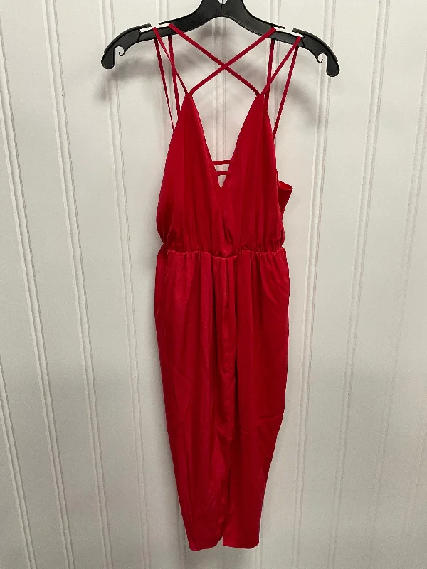 Dress Casual Midi By Clothes Mentor In Red, Size: M