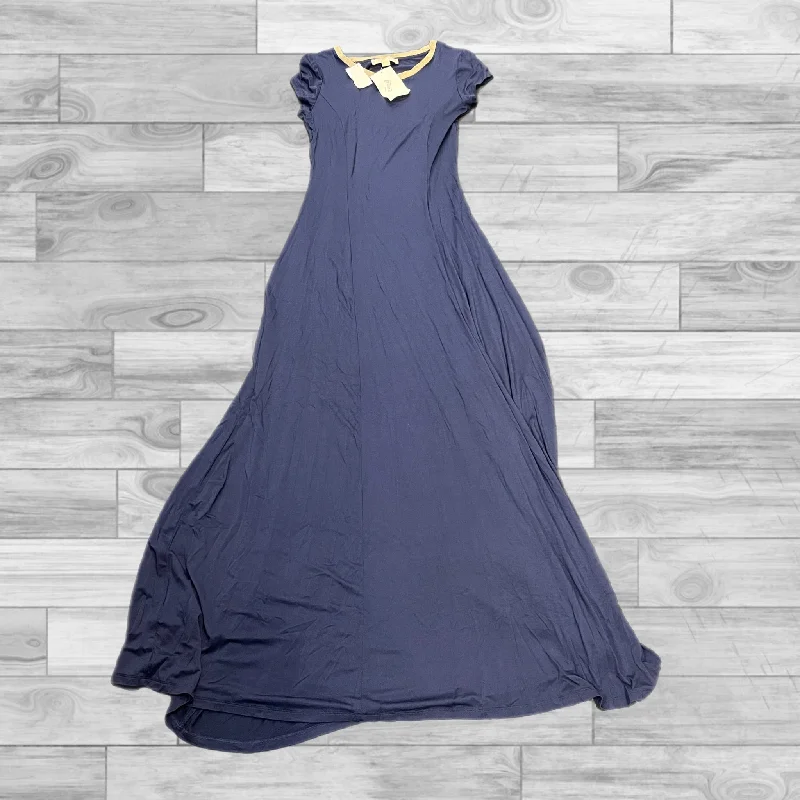 Dress Casual Maxi By Michael By Michael Kors In Blue, Size: S