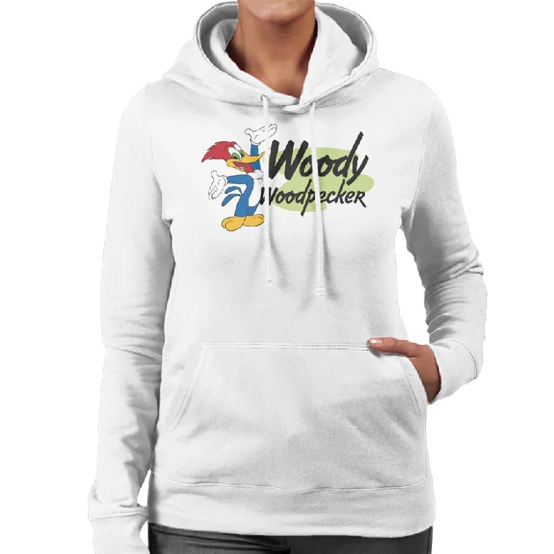 Woody Woodpecker Classic Stance Women's Hooded Sweatshirt