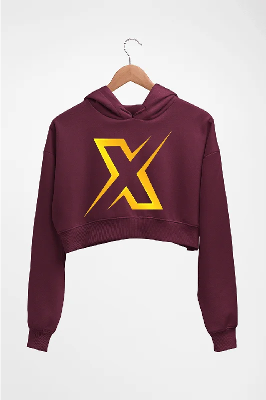 Battlegrounds Mobile India (BGMI) Xspark Esport Crop HOODIE FOR WOMEN