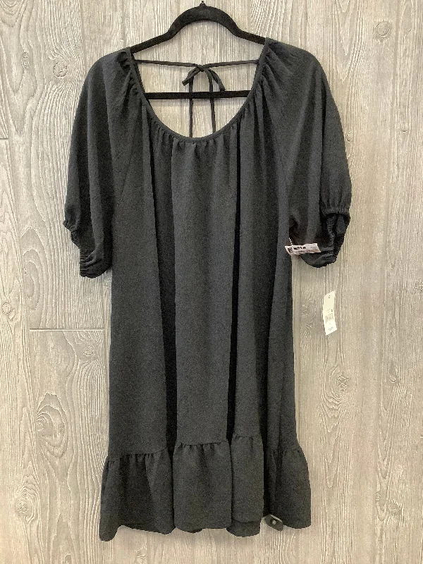 Dress Casual Midi By Ophelia Roe In Black, Size: Xl