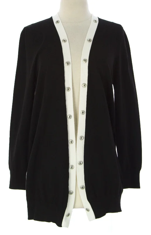 PRIORITIES Women's Black Reagan Open Front Cardigan #4364FPR $115 NEW