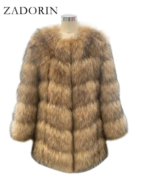 Yellow Raccoon Fur