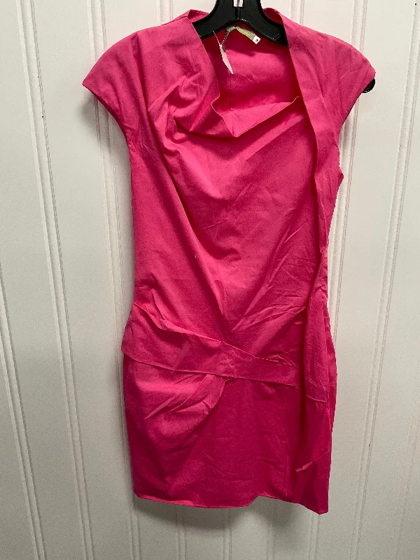 Dress Casual Short By Clothes Mentor In Pink, Size: M