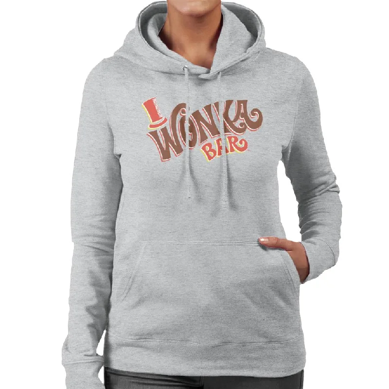 Willy Wonka and The Chocolate Factory Wonka Bar Women's Hooded Sweatshirt