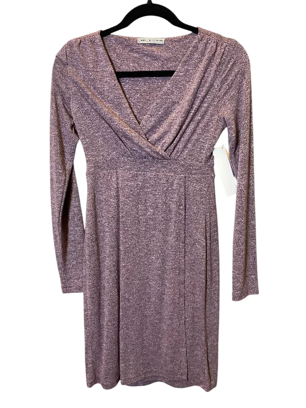 Dress Casual Midi By Athleta In Purple, Size: Xxs