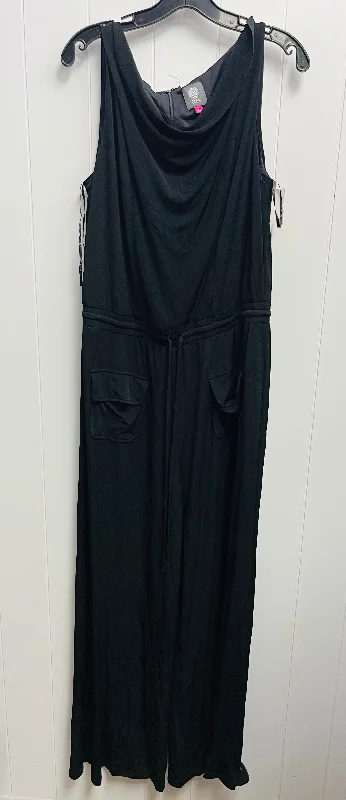 Jumpsuit By Vince Camuto In Black, Size: L