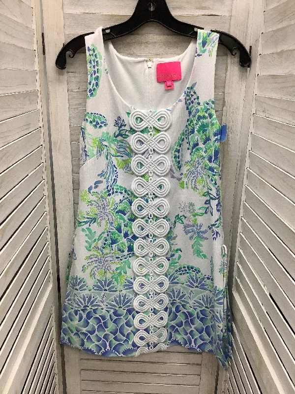 Dress Casual Midi By Lilly Pulitzer In Multi-colored, Size: 0