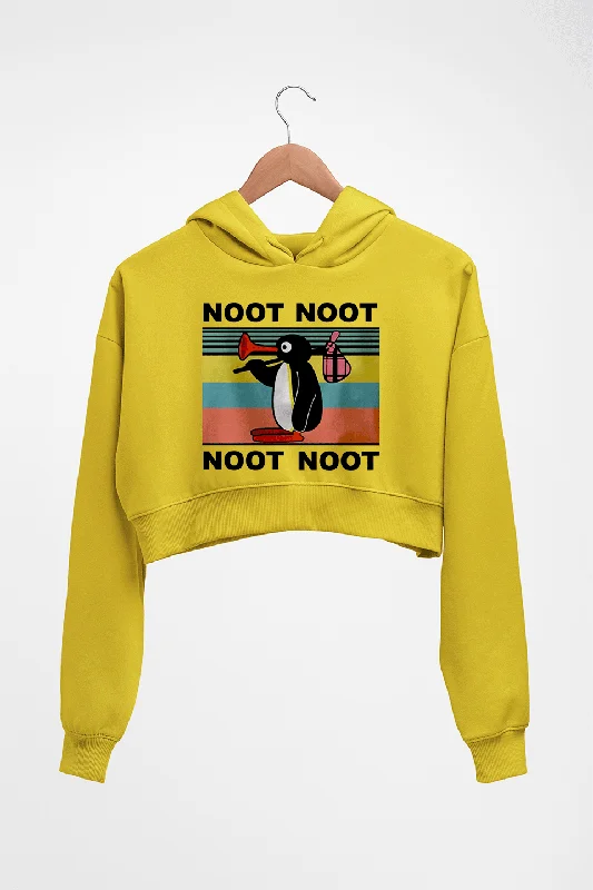 Pingu Crop HOODIE FOR WOMEN