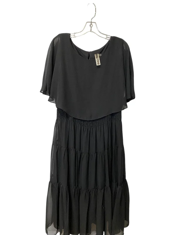 Dress Casual Maxi By Julian Taylor In Black, Size: 18