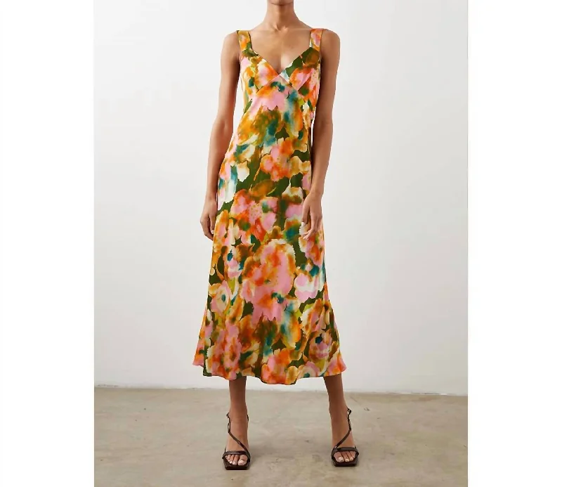 Jacinda Dress In Terra Floral