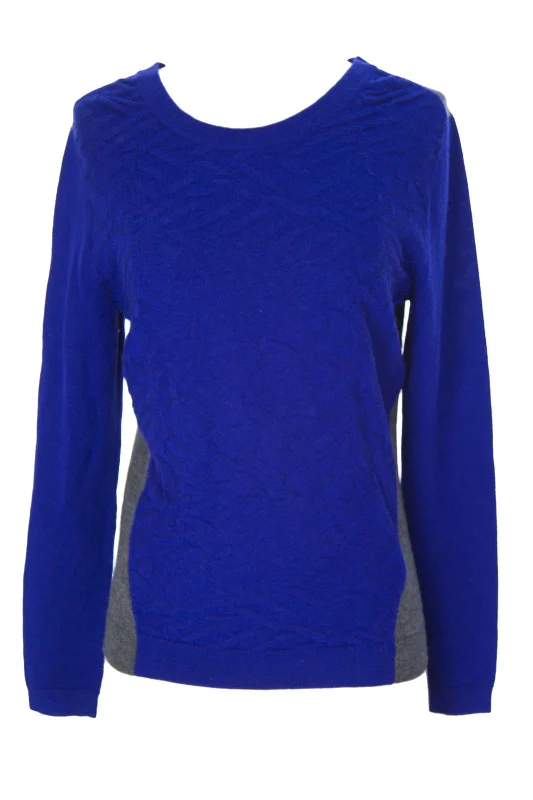 SURFACE TO AIR Women's Violet Blue/Gray Apollo Sweater $200 NEW