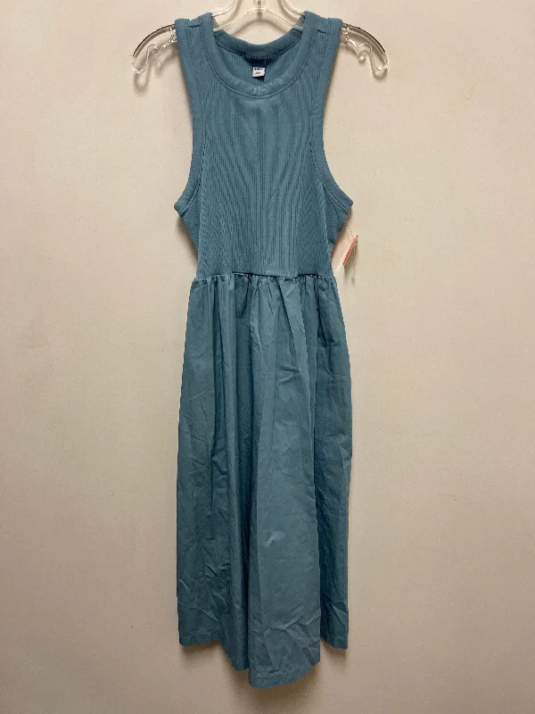 Dress Casual Maxi By Old Navy In Blue, Size: L