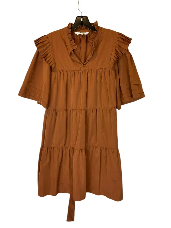 Dress Casual Short By Crosby In Brown, Size: L