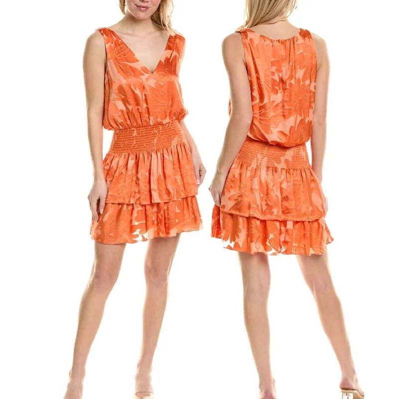 Dawson Dress In Orange