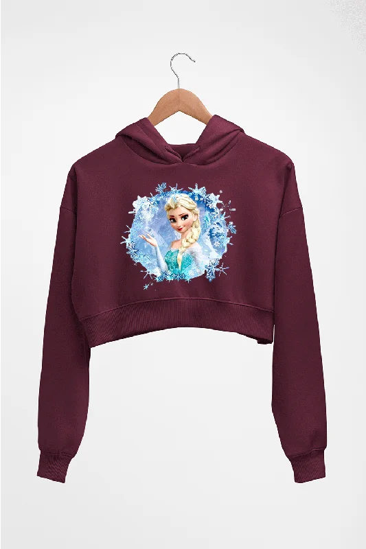 Frozen Elsa Crop HOODIE FOR WOMEN