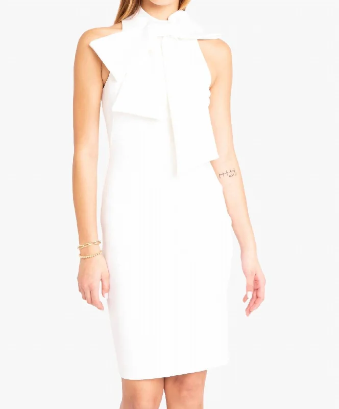 Von Cocktail Sheath Dress In Whip Cream