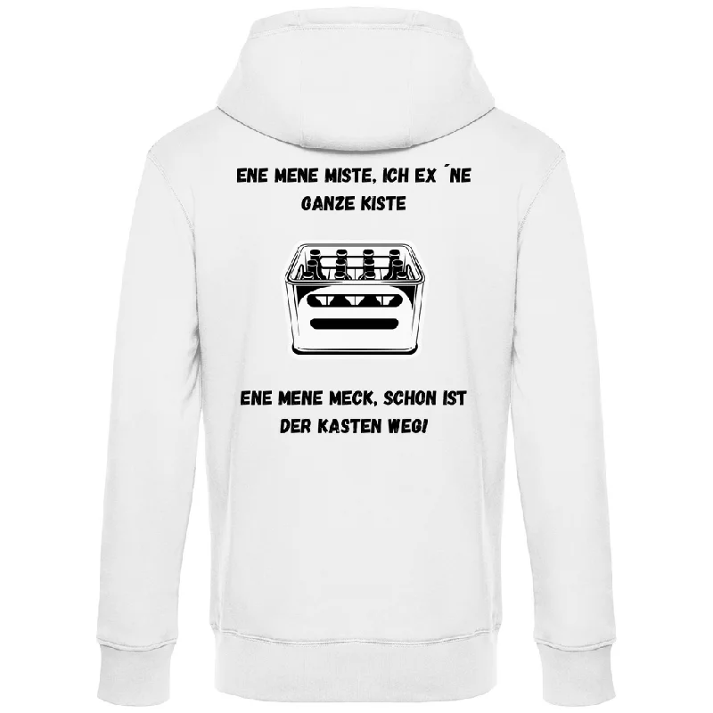 Premium Hoodie "Ene mene miste" (Backprint)