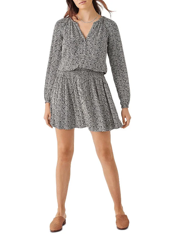 Montara Womens Printed Short Mini Dress