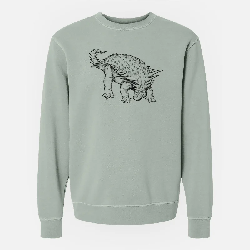 Nodosaurus Textilis - Unisex Pigment Dyed Crew Sweatshirt