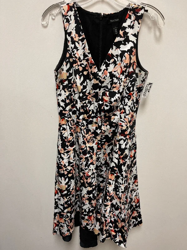 Dress Casual Midi By White House Black Market In Multi-colored, Size: S