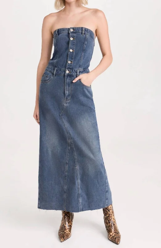 Nesim Dress In Denim