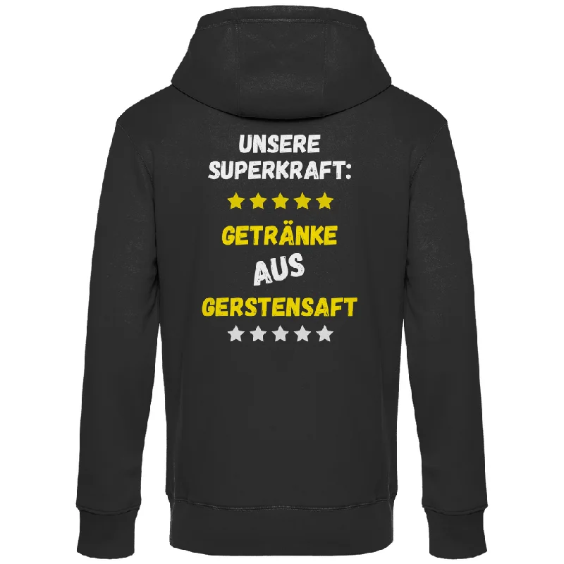 Premium Hoodie "Superkraft" (Backprint)