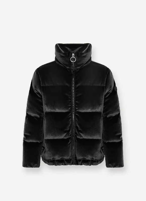 COLMAR VELVET HIGH NECK JACKET