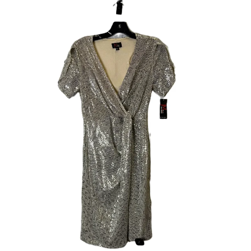 Dress Party Midi By John Meyer In Silver, Size: 6