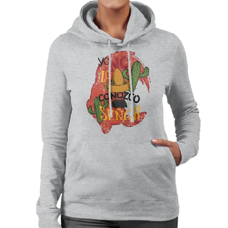 Woody Woodpecker Yo No Lo Conozco Senor Women's Hooded Sweatshirt