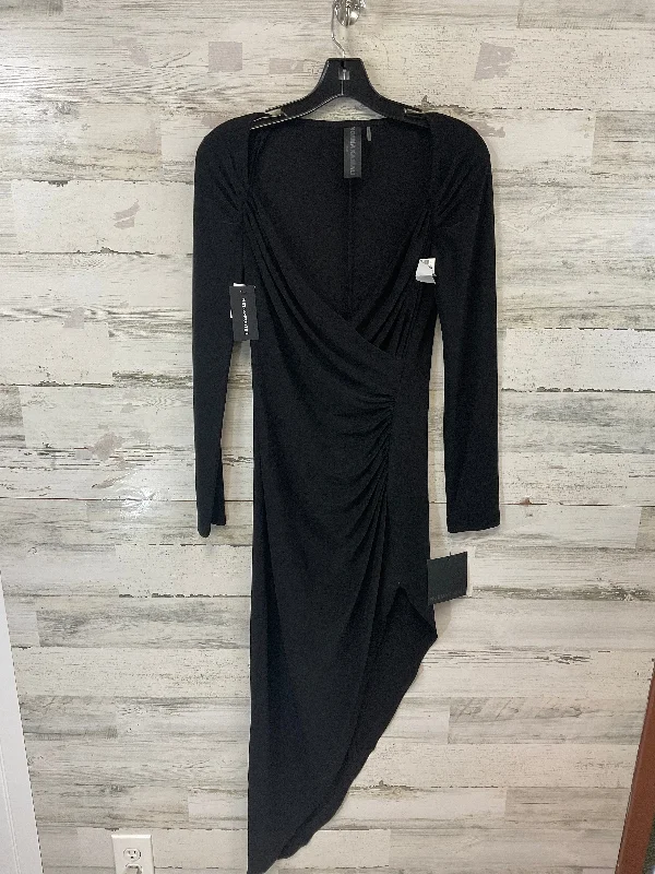 Dress Party Midi By Norma Kamali In Black, Size: S