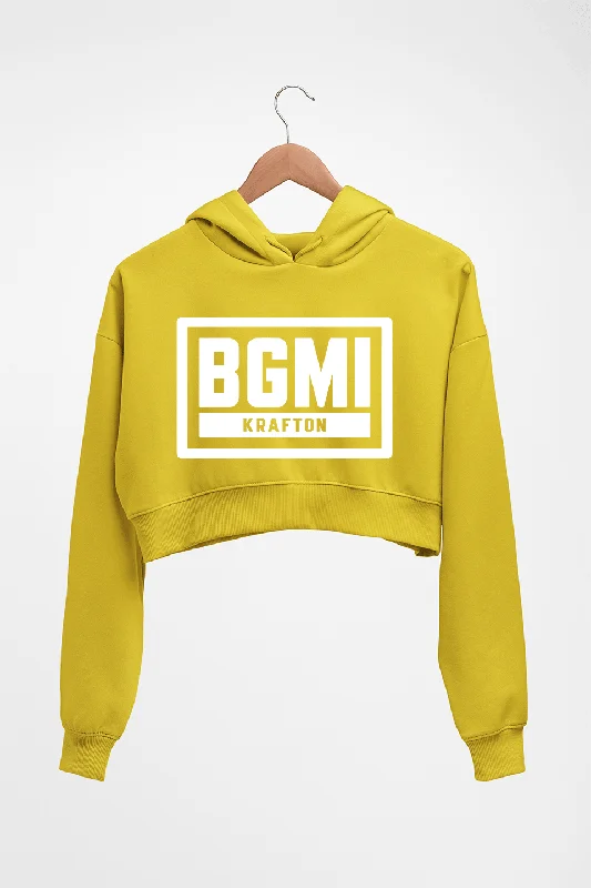 Battlegrounds Mobile India (BGMI) Crop HOODIE FOR WOMEN