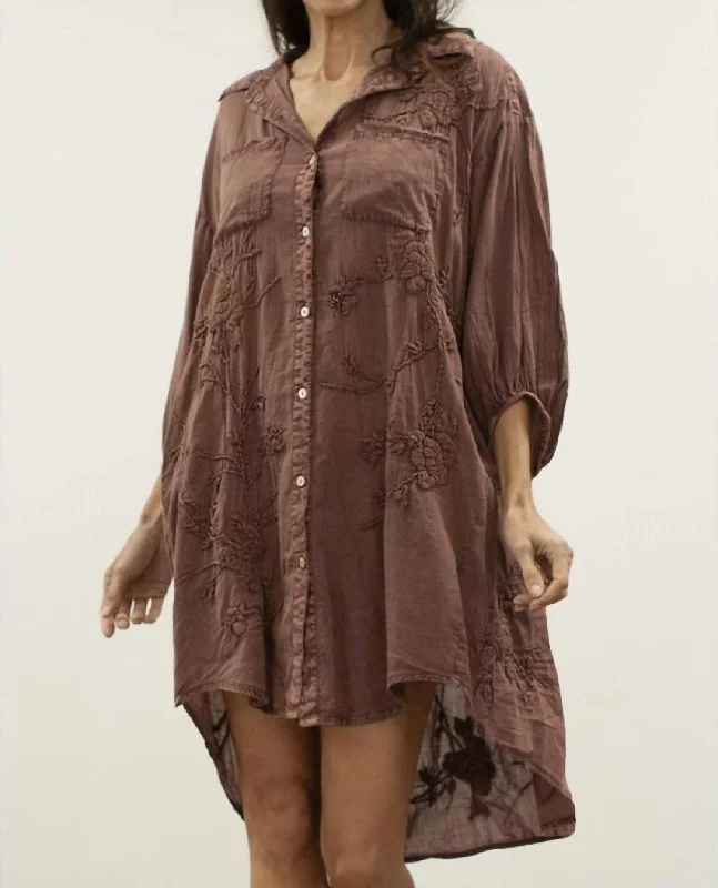 Etta Dress In Brown