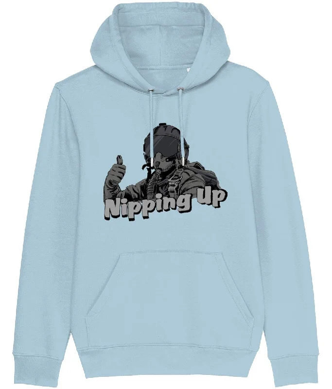 Nipping Up Fighter Pilot Hoodie