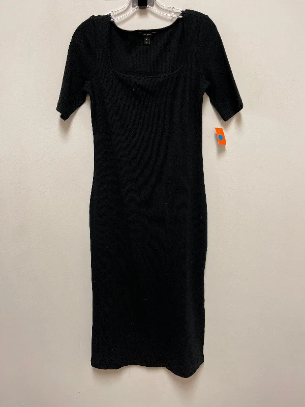 Dress Casual Midi By Banana Republic In Black, Size: S