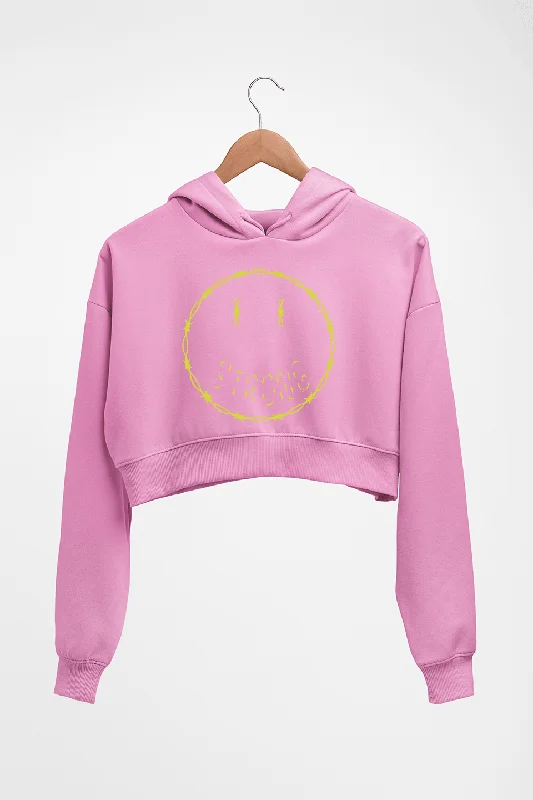 Strong Emoji Crop HOODIE FOR WOMEN