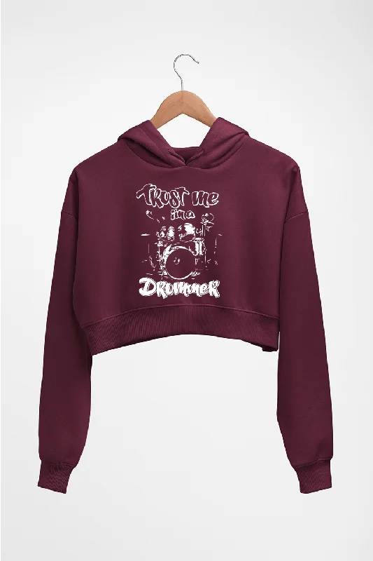 Drummer Crop HOODIE FOR WOMEN