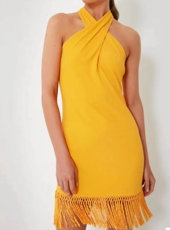 Leyna Dress In Mango