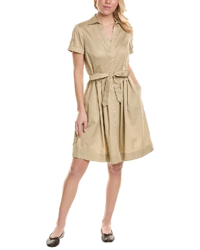 Brooks Brothers Pleated Shirtdress