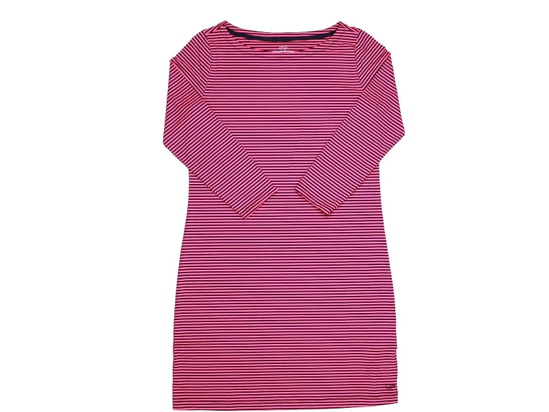 Sankaty Womens Striped Boatneck T-Shirt Dress