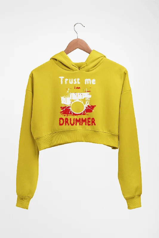 Drummer Crop HOODIE FOR WOMEN