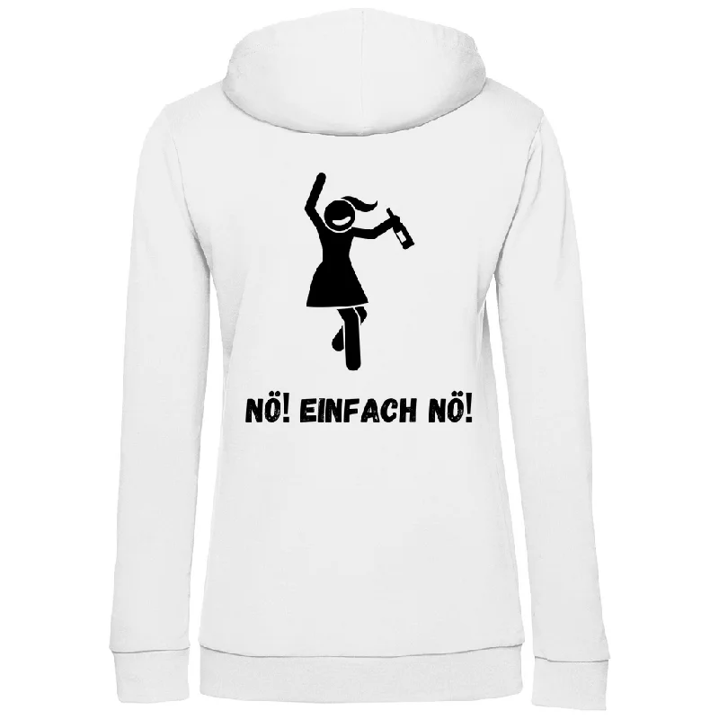 Premium Hoodie "NÖ!" (Woman) (Backprint)