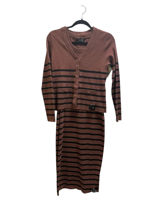 Dress Set 2pc By Clothes Mentor In Brown, Size: S