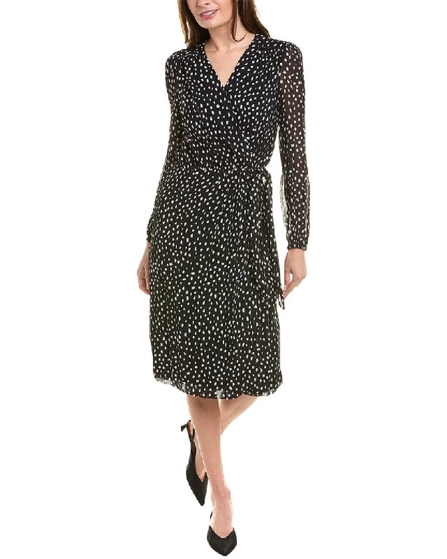 Brooks Brothers Spots Wrap Dress