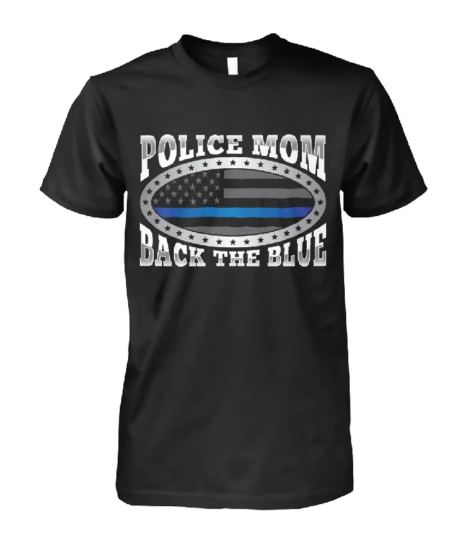 Police Mom Back The Blue Shirts and Hoodies