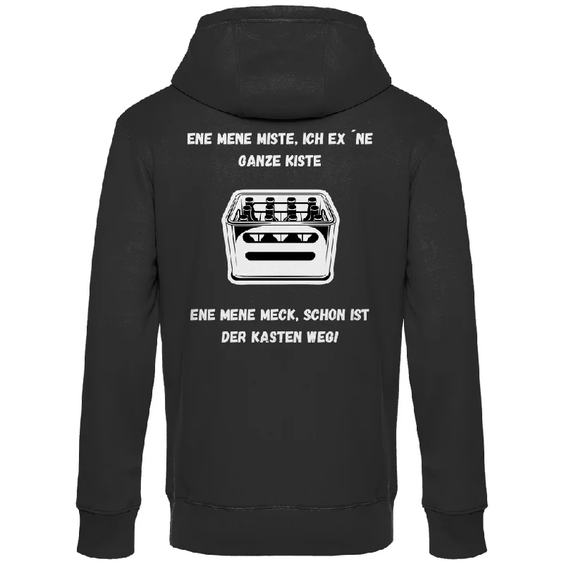 Premium Hoodie "Ene mene miste" (Backprint)