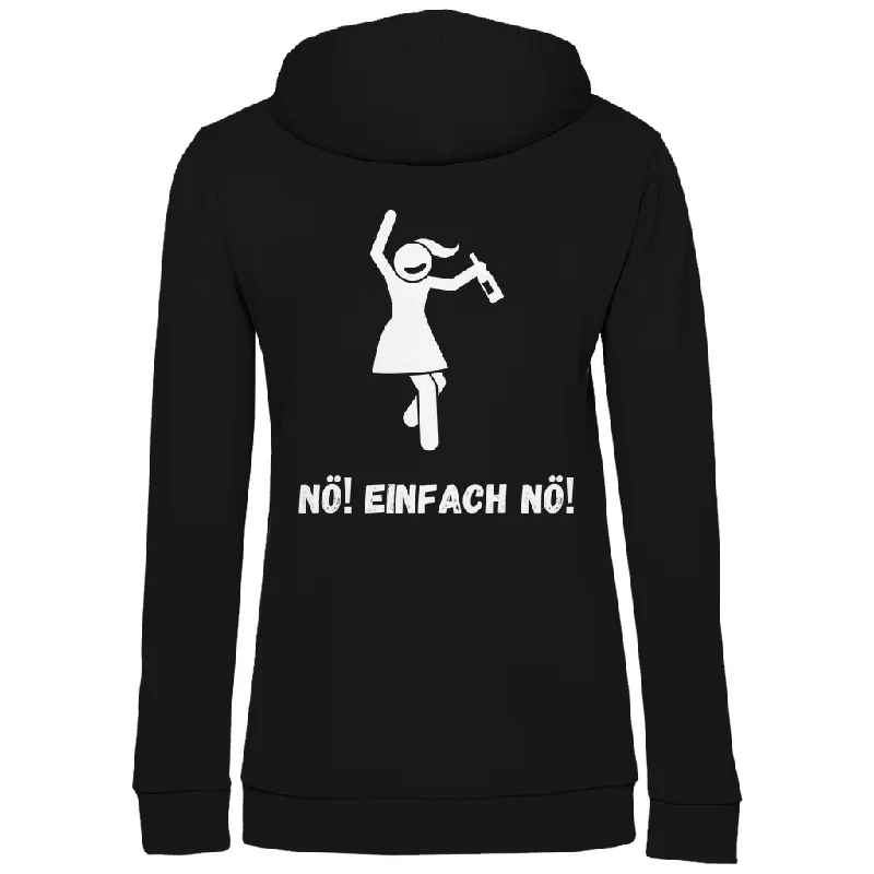 Premium Hoodie "NÖ!" (Woman) (Backprint)