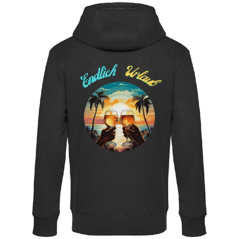 Premium Hoodie "Urlaub 1" (Backprint)