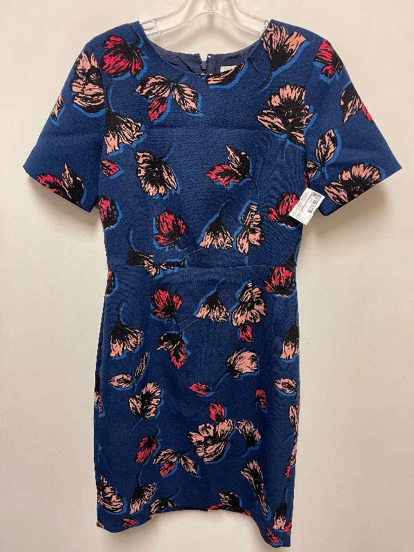 Dress Casual Midi By J. Crew In Blue, Size: S