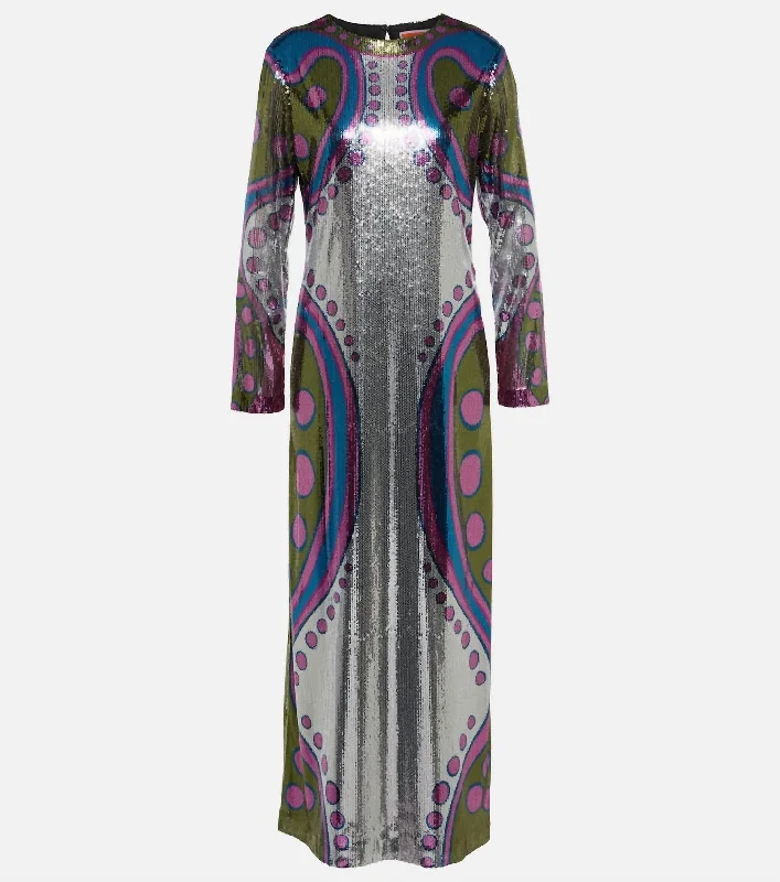 Supreme Swing Maxi Dress In Multi